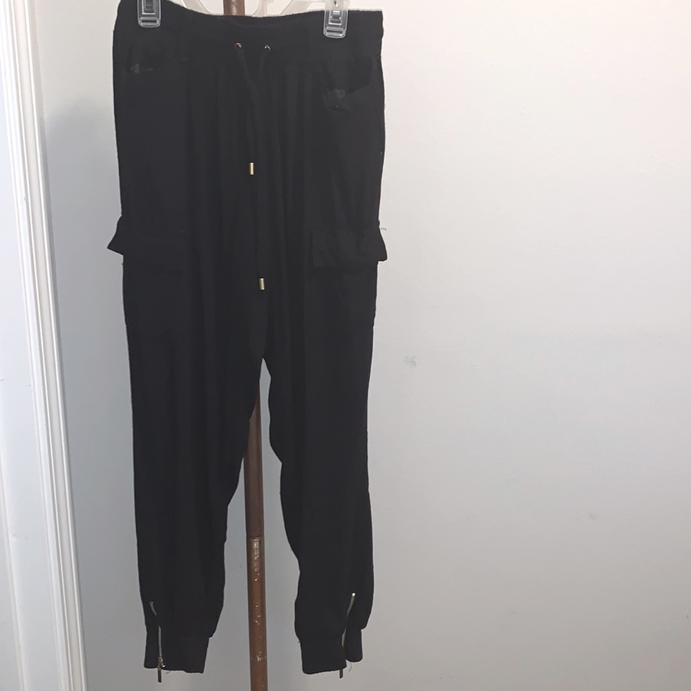 New Look Elastic Waist Joggers (Super Comfy) & zips at the bottom of pants leg!